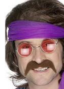 1970s Moustache  Brown image