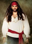 Red Caribbean Pirate Bandana and Sash