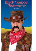 70s Moustache or Cowboy - Black image