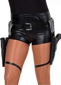 Deluxe Lara Croft Double Thigh Gun Holster - 24" - 44" Waist