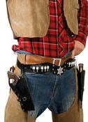 Double Gun Holster - Black - 34" - 44" Waist