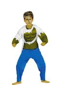 Green-Muscled Giant – Boys Superhero Costume image