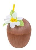 Hawaiian Coconut Cup &amp; Paper Straw