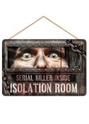 Isolated Serial Killer – Wooden Wall or Door Decoration