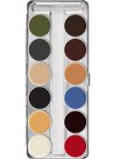 Kryolan Supracolour Palette – 12 B Colours