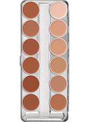 Kryolan Supracolor Palette - 1W-12 W Colours image