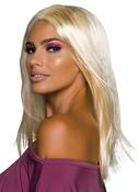 Long 18" Centre Parting Wig - Blonde image