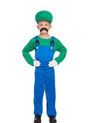 Luigi – Green Boys Plumber Costume image