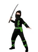 Power Ninja Black and Green Boys Costume image
