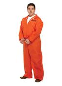 Prisoner Orange Overalls Costume XL Boiler Suit image