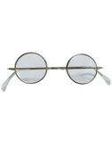 Glasses Santa - Gold Rim With Glass