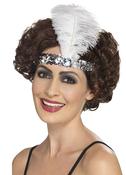 Gatsby Headband - Silver Gem image