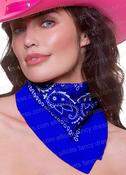 Cowboy Bandana 55cm - Blue