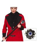 Spinning Eyeball Skeleton Cane – 3 Piece - 88cm