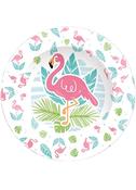 Tropical Flamingo Paper Plates 22.5cm - 8pk