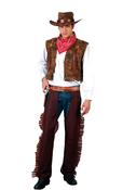 Western Cowboy (Brown) Costume Kit image