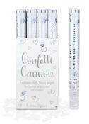 Large White Paper Confetti Cannon - 50cm - Biodegradable x12