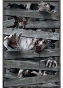 Zombie Invasion Window Cover – Screen-Print - 120cm x 80cm