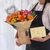 Get Well gift set with chocolates and card image