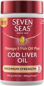 Cod Liver Oil Maximum Strength by Seven Seas (60 capsules) image