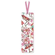Museums &amp; Galleries Red Floral Bookmark