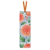 Museum &amp; Galleries Peach Dahlias Bookmark