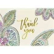 Peter Pauper Press Watercolor Paisley Thank You Notes image