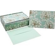 Peter Pauper Press Allium Blossoms Note Cards