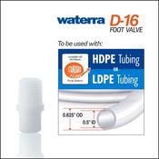 Waterra D-16 - Delrin Plastic Foot Valve - Fits  Standard Flow System (12mm X 16mm Tubing) image
