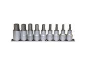TENGTOOL M1212 10PC 1/2'' DR ALLEN CLIP RAIL SET 5-17MM