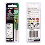 TREND C116 1/4 SHANK TRIMMER CUTTER image