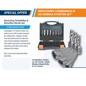 Versadrive Carbidemax 40 TCT Cutters inc 14mm, 18mm &amp; 22mm Set JA-201075-SET