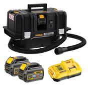 Dewalt DCV586MT2 54V XR Flexvolt 11ltr M-Class Dust Extractor Max Airflow 1482 L/min 7.5kg C/W 2 x 6.0Ah Flexvolt Batteries &amp; Fast Charger   image