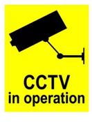 CCTV IN OPERATION 400x488 DIEBOND SAFETY SIGN image