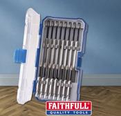 Faithfull 16 Piece Long Impact Bit Set in Case image
