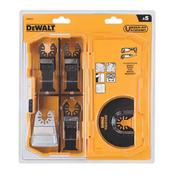 Dewalt DT20715 5pc Accessory Kit For Oscillating Multi Tool  image