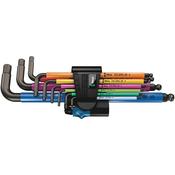 WERA 950 SPKL/9 SM N HF HEX KEY SET 1.5-10 LONG B/END MULTI 9PC