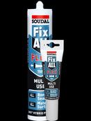Soudal Fix ALL Flexi Dual Pack Multipurpose SMX Sealant/Adhesive White 290ml x2 
