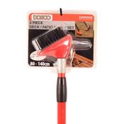 DOSCO 66186 3 PIECE DECK/PATIO BRUSH SET
