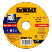 Dewalt DT20597-QZ 115mm x 1mm High Performance FASTCUT Thin Bonded Discs 50pk 