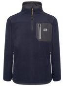JCB DK9T TRADE HEAVYWEIGHT 1/4 ZIP NAVY TECH FLEECE