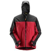 SNICKERS 1303 CHILI RED/BLACK 2XLARGE ALLROUND WORK WATERPROOF SHELL JACKET *d* image