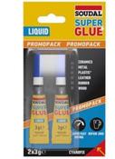 Soudal 160037 Super Glue Liquid 3g+3g  image