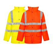 STORMFLEX BREATHABLE 3M HI-VIS PU PARKA PADDEDJACKET image