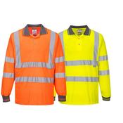 Portwest Hi-Vis Long Sleeved Polo - S277 image