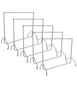 EVERHOLD 10 Pack Bundle - 6ft Silver Heavy Duty Clothes Rail
