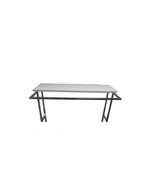 1200mm x 300mm White Wood Melamine Shelf Only for Our Adjustable Chrome Double Clothes Rail