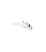 15cm (6") Chrome Euro Hook for Slatwall