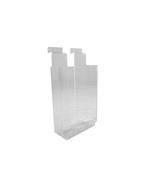 1/3 A4 (DL) Clear Acrylic Leaflet Holder for Slatwall