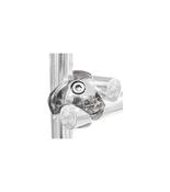 25mm Tubing - 3 Way Tubing Chrome Clamp